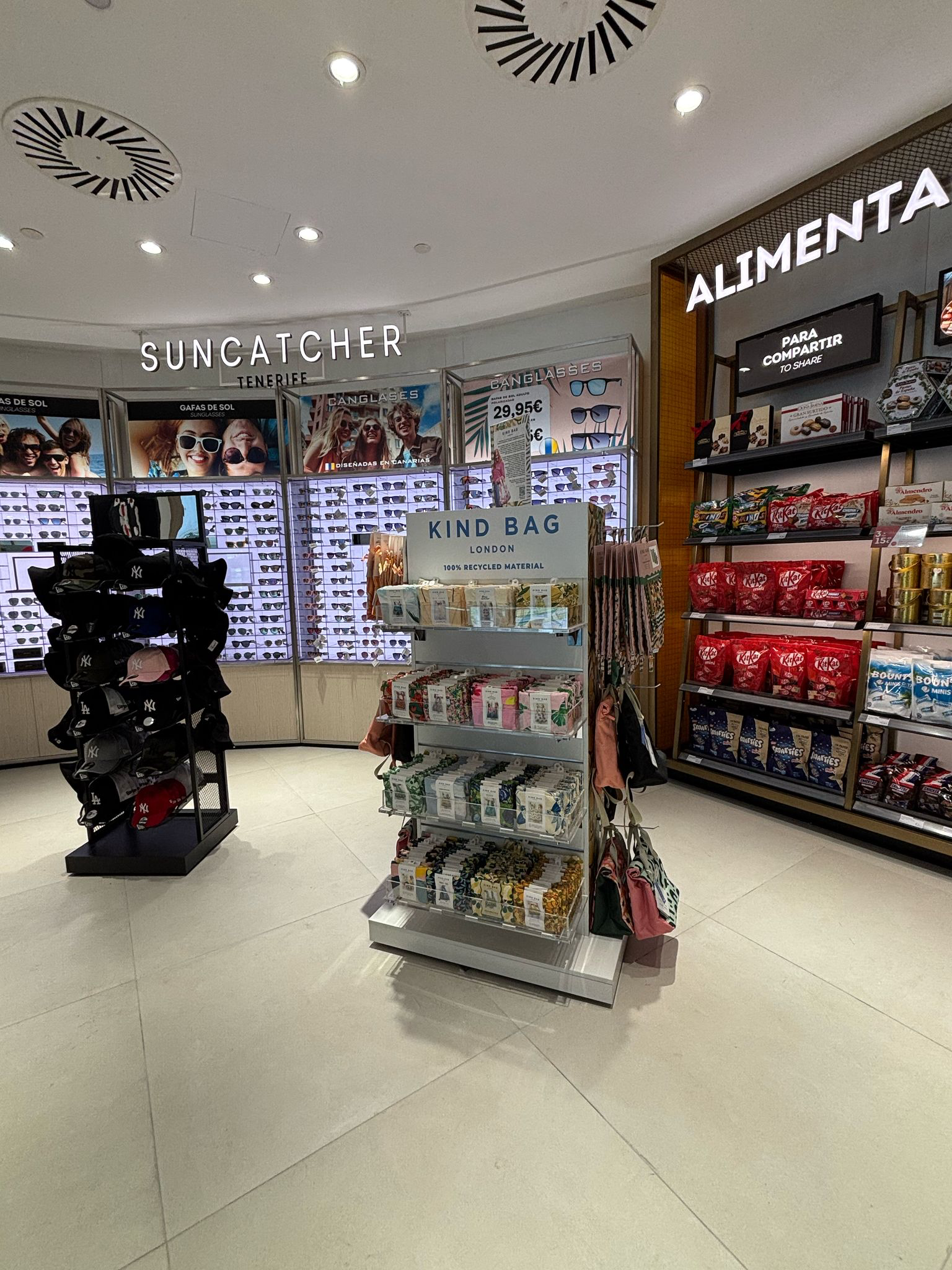 Celebrating Sustainable Travel: How B Corp Certified Kind Bag and Avolta target a changing consumer at Tenerife Airport, Spain.
