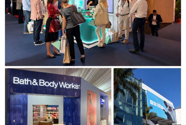 ANUA and Bath & Body Works stands at TFWA Cannes 2026